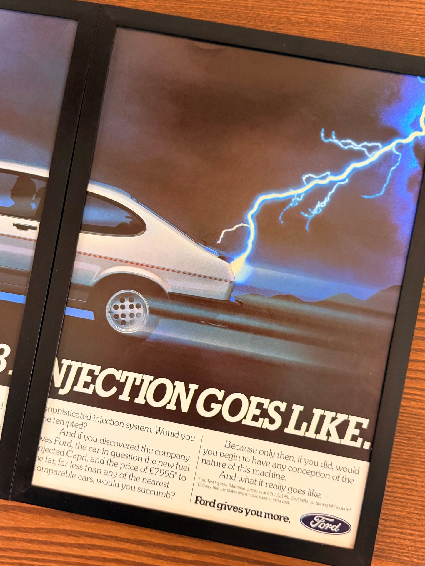 Original Ford Capri 2.8 Injection Advert - 1980s