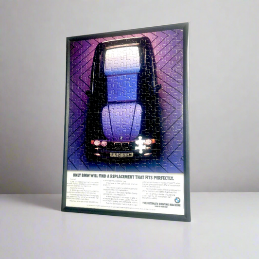Original Rare BMW Approved Parts 'Jigsaw' Advert - 1990