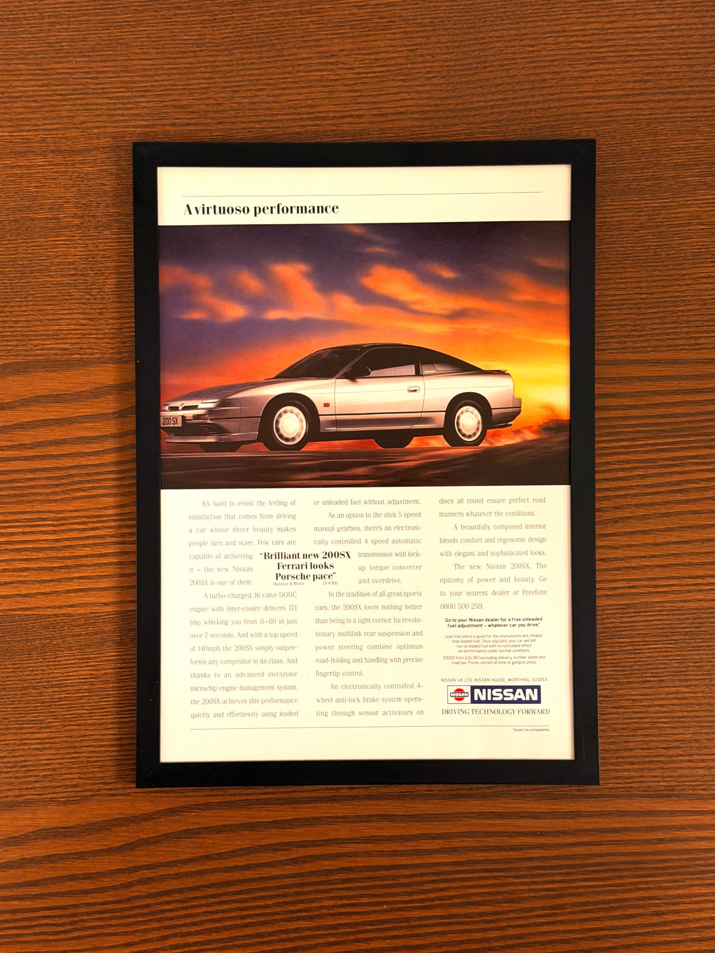 Original Nissan 200sx Advert - 1990s