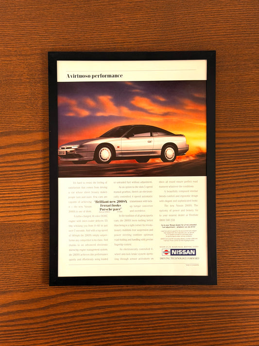 Original Nissan 200sx Advert - 1990s