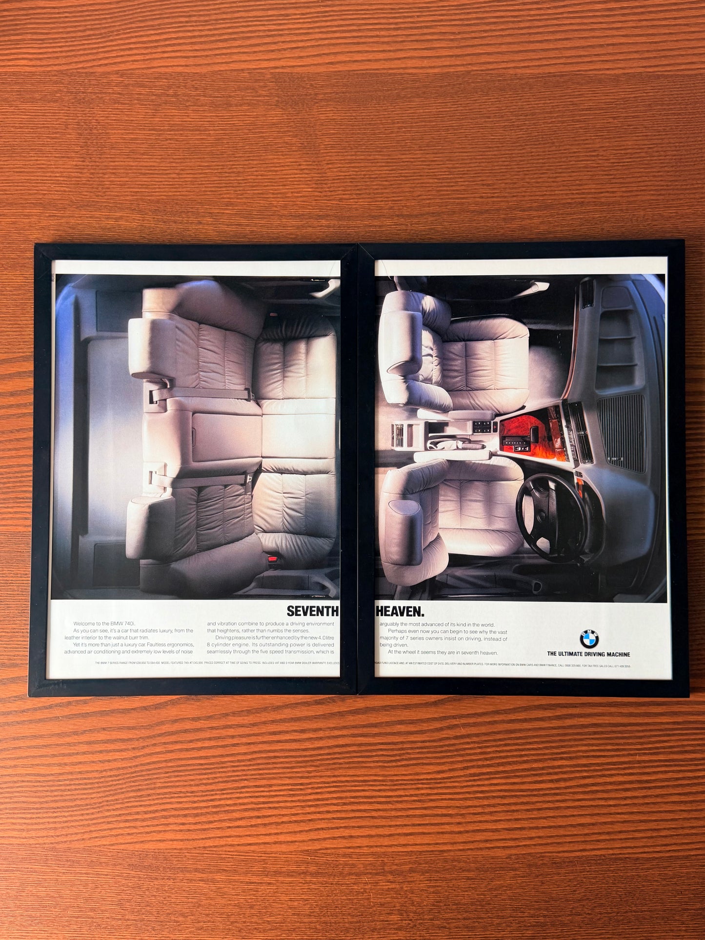 Original BMW E38 7 Series Advertisement - 1990s