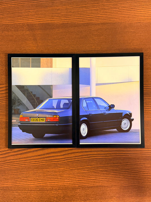 Original BMW E32 7 Series Advert - 1980s