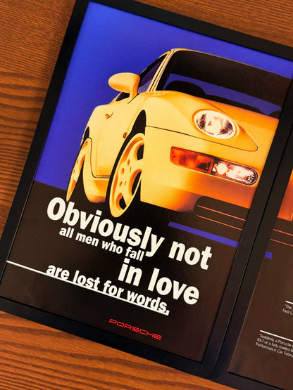 Original Porsche 968 CS Advert - 1990s