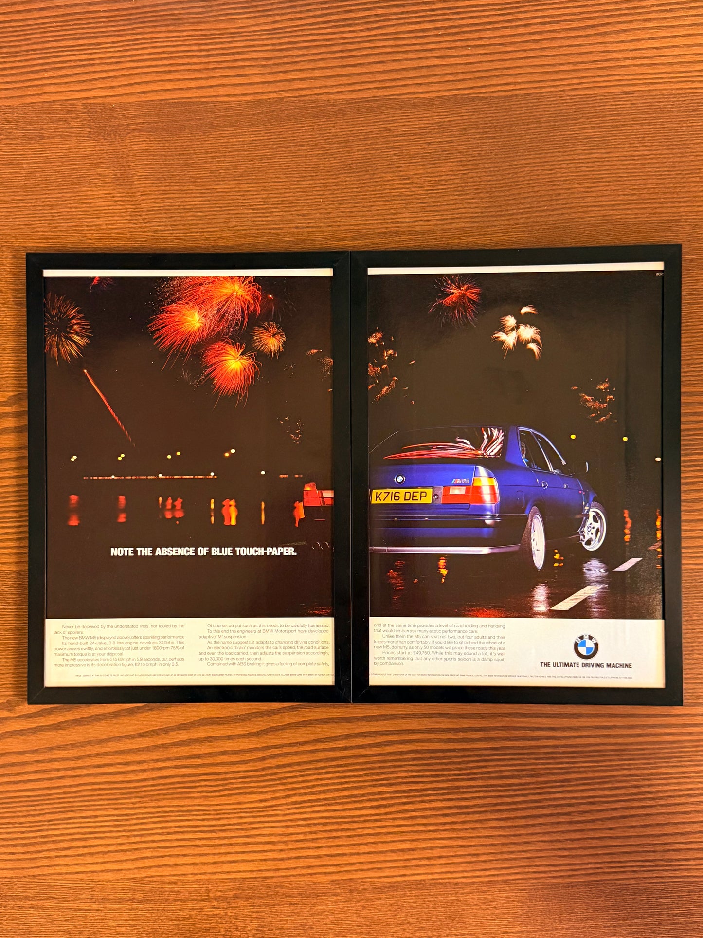 Original BMW M5 E34 Advert - 1990s