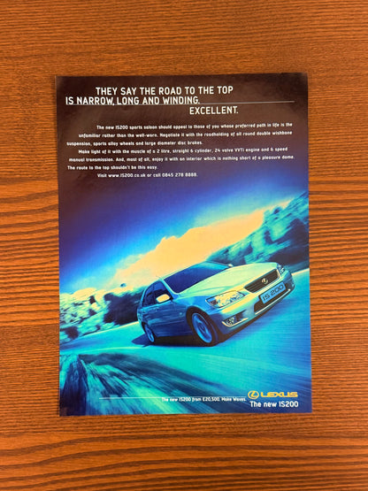 Original Lexus IS200 Advert - 2000s