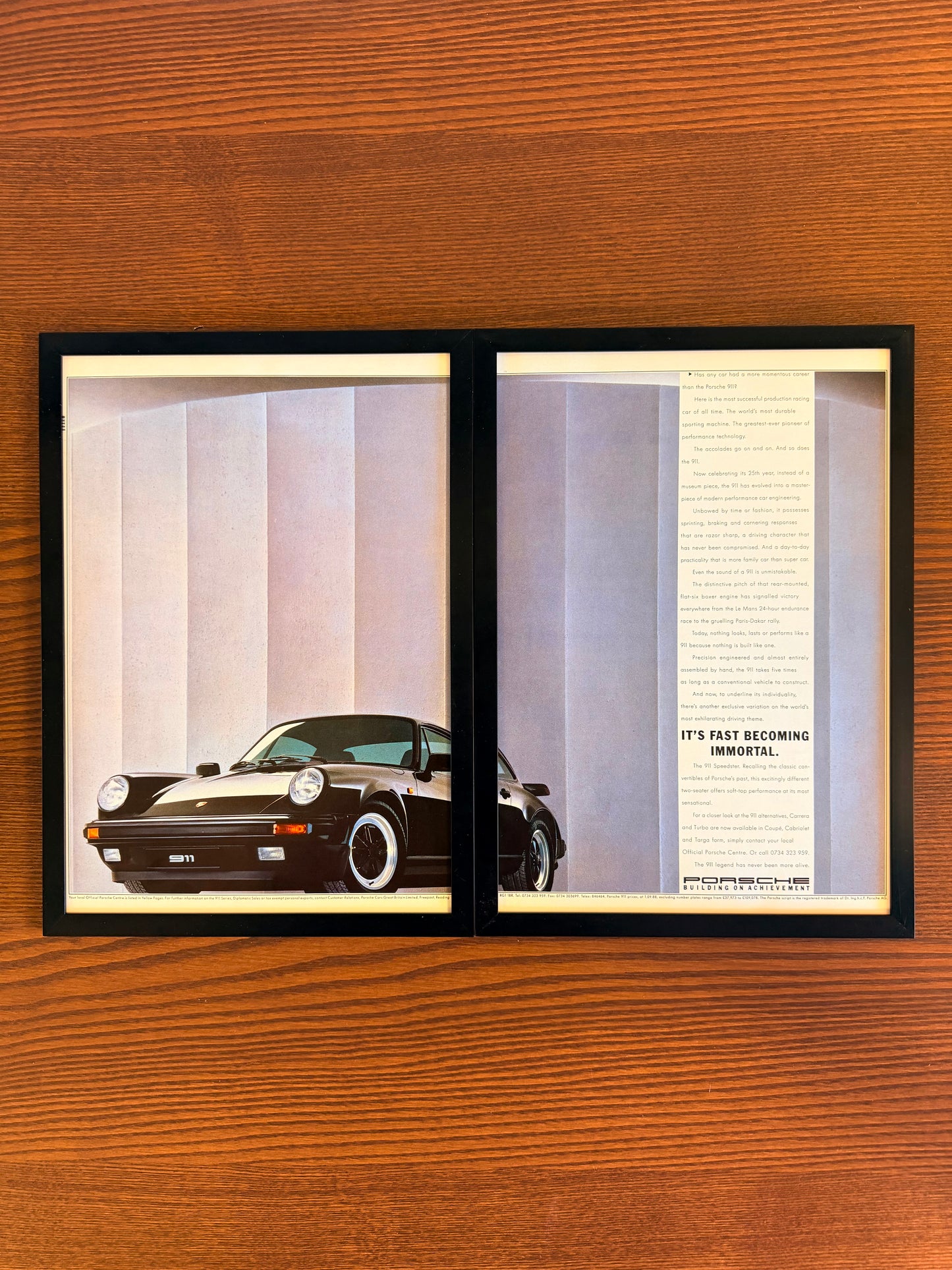 Original Porsche 911 Carrara Advert - 1980s