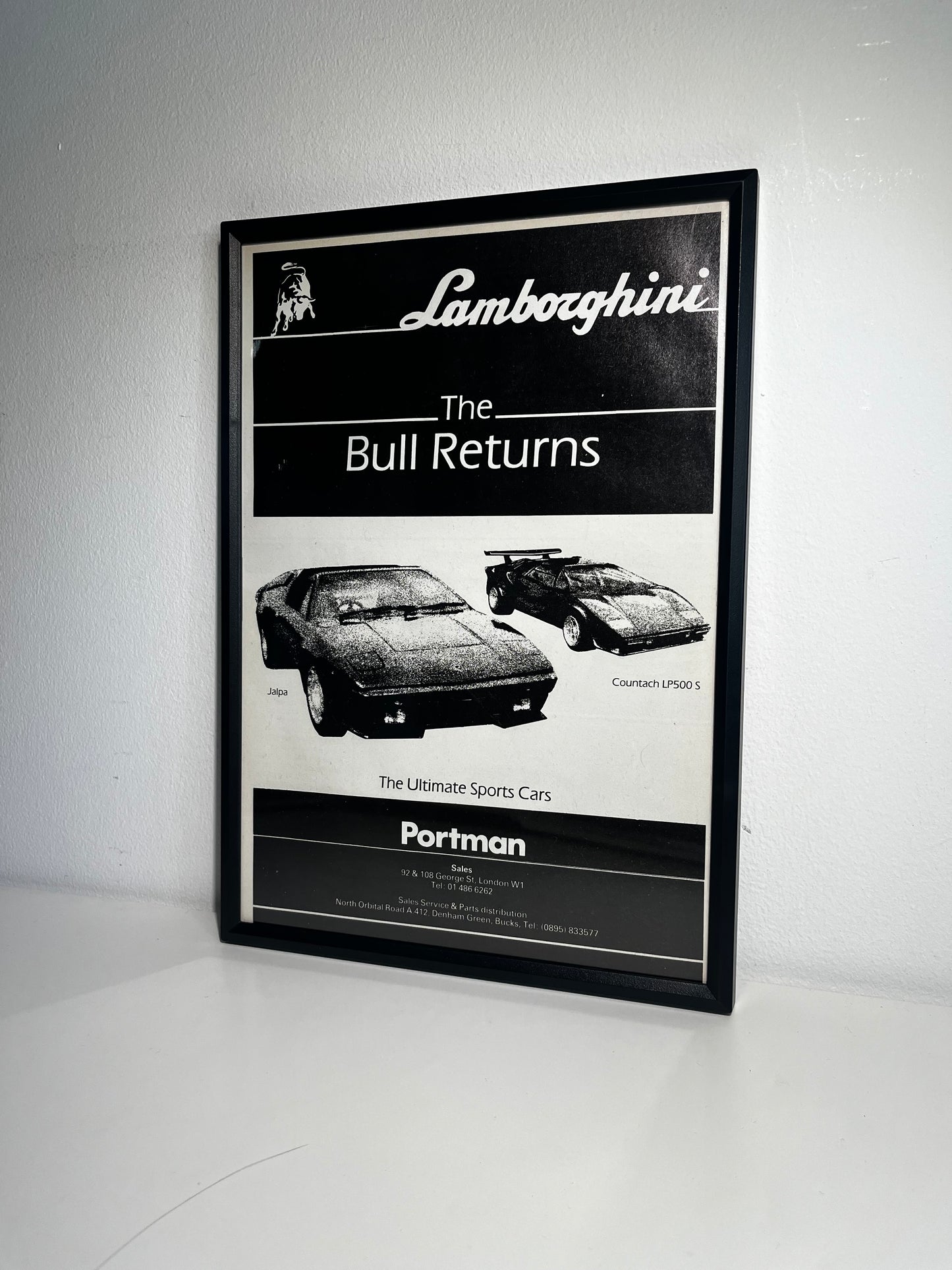 Original Lamborghini Advert - 1980s