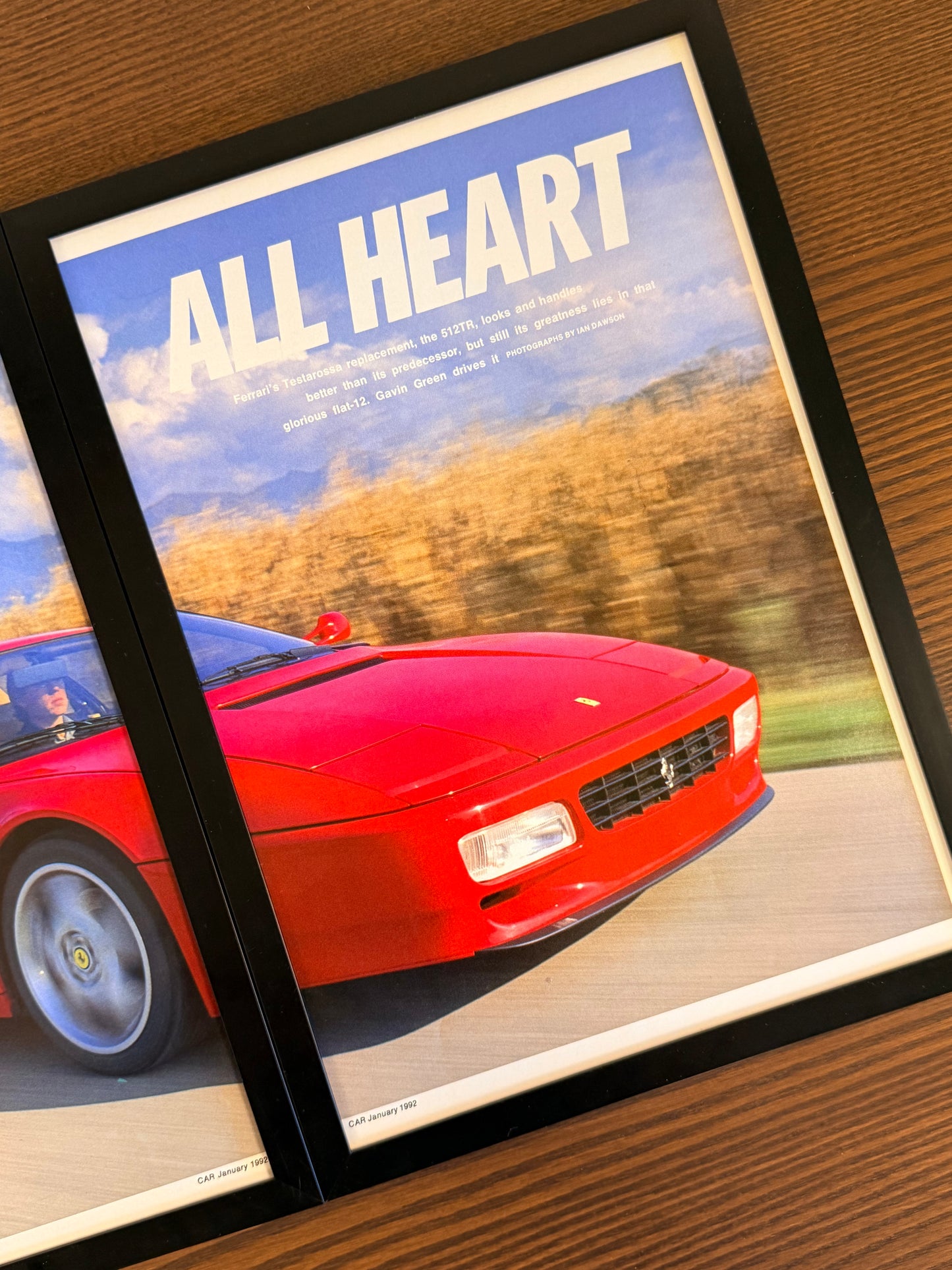 Original Ferrari Testarossa Advert - 1990s