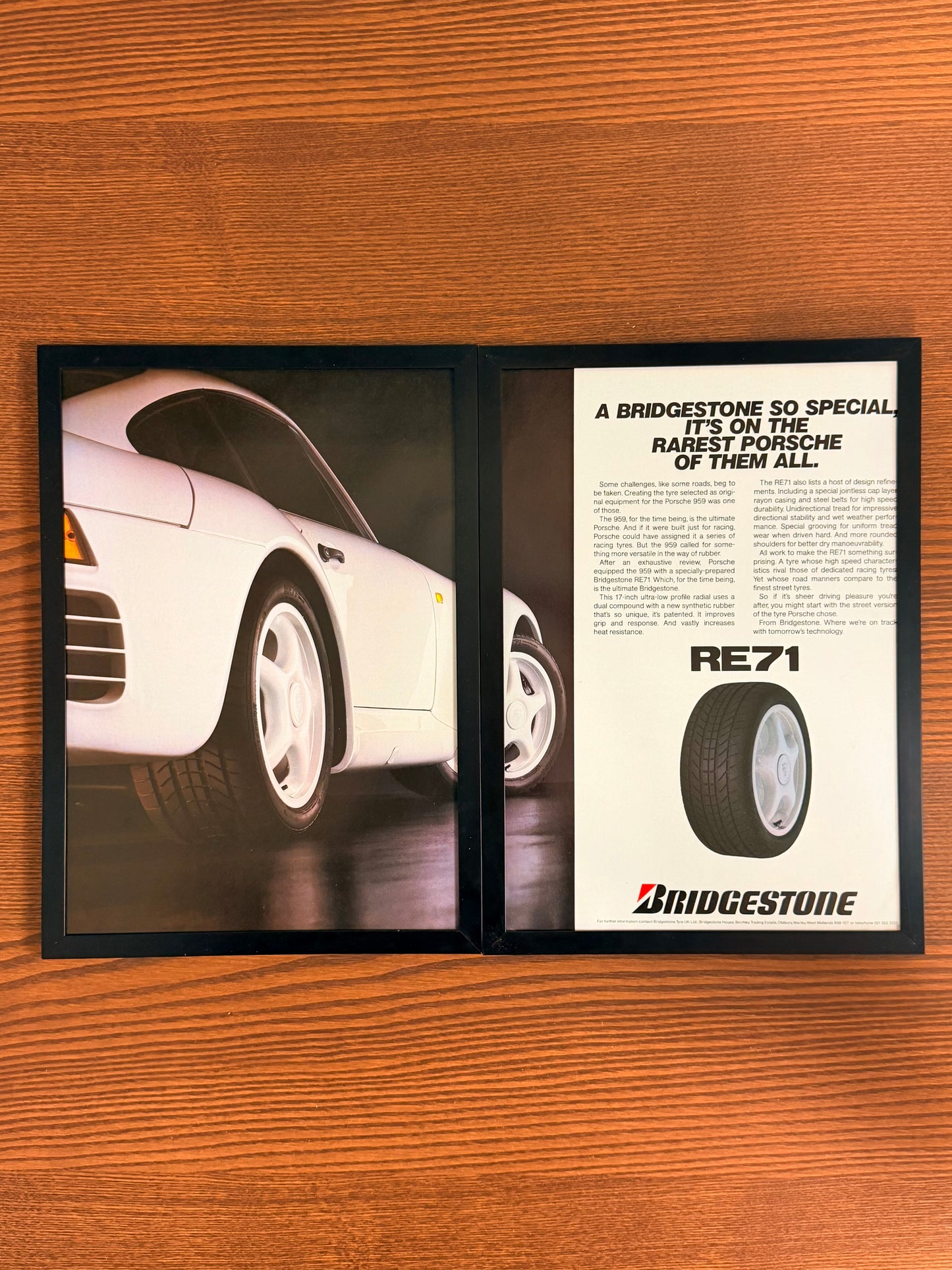 Original Porsche 959 Advert - 1980s