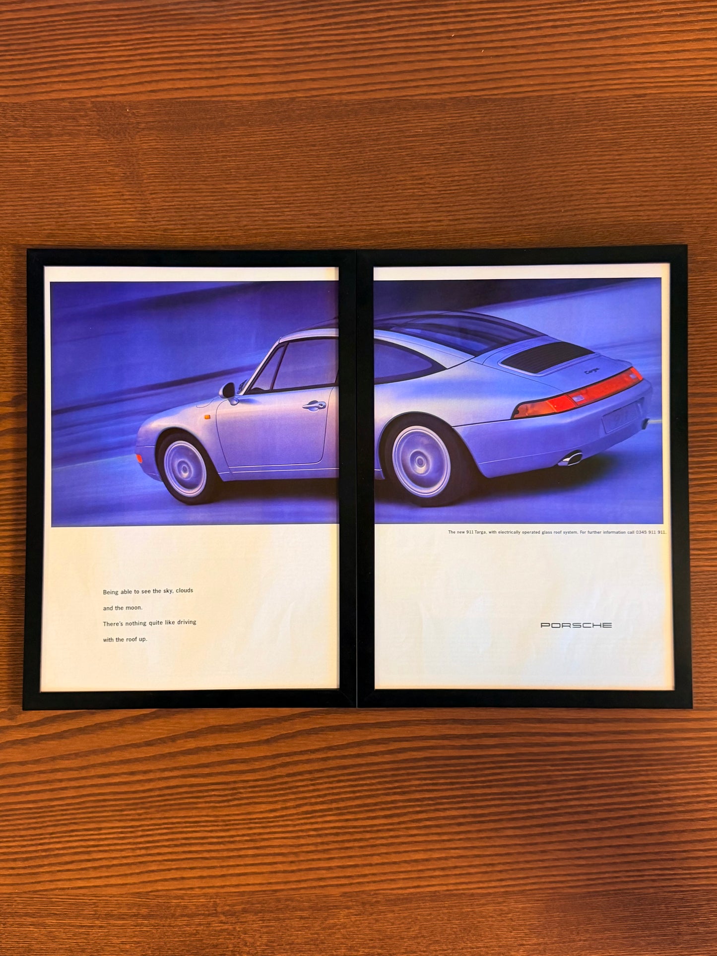 Original Porsche 911 Targa Advert - 1990s