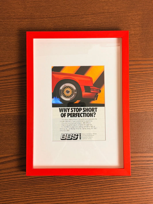 Original BBS Porsche 911 Advert - 1990