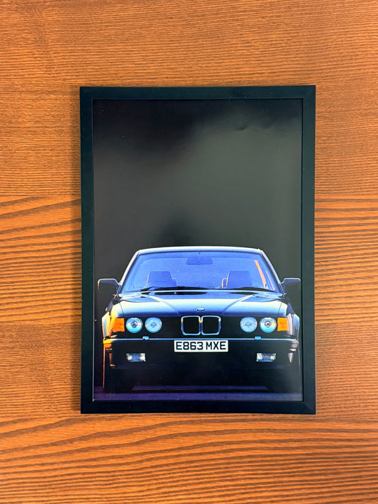 Original BMW E32 7 series Advert - 1980s