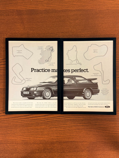 Original Ford Sierra Cosworth Rs Advert - 1980s