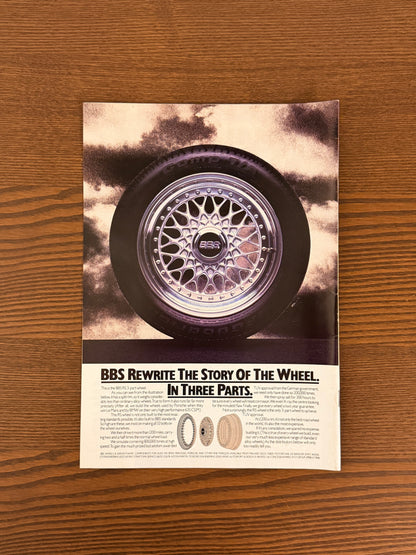 Original BBS RS 3 Split Alloys  Advert - 1985