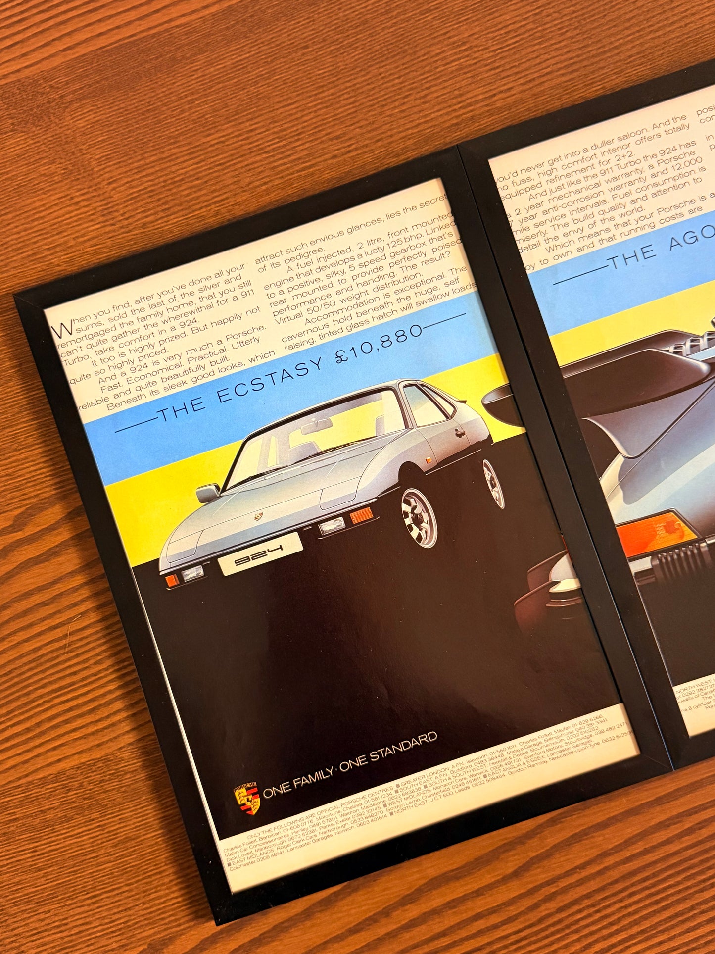 Original Porsche 911 & 924 Advert - 1980s