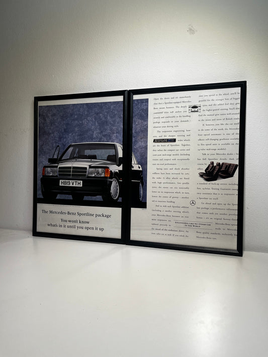 Original Mercedes 190 Sportline Advert - 1990s