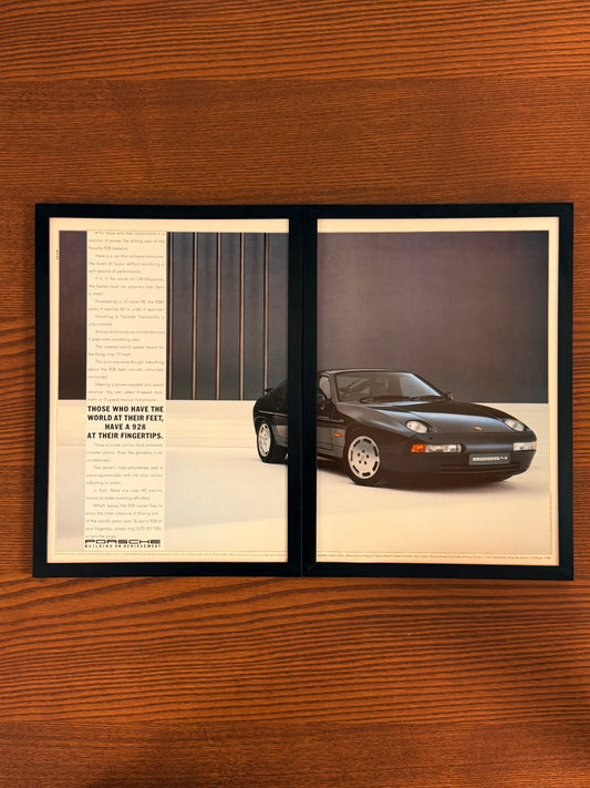 Original Porsche 928 Advert - 1980s