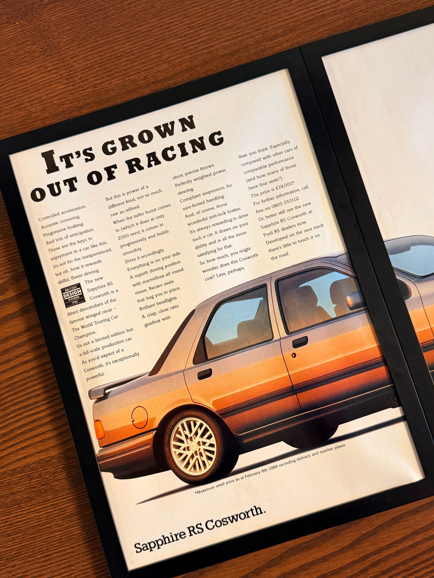 Original Ford Seirra Sapphia RS Cosworth Advert - 1990s