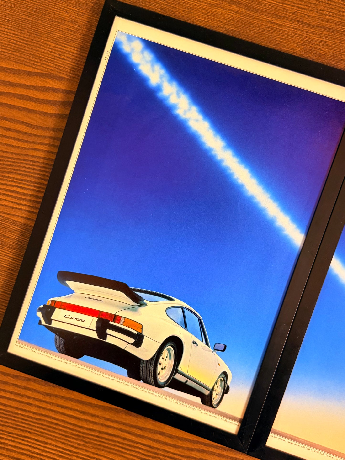 Original Porsche 911 Carrara Advert - 1980s