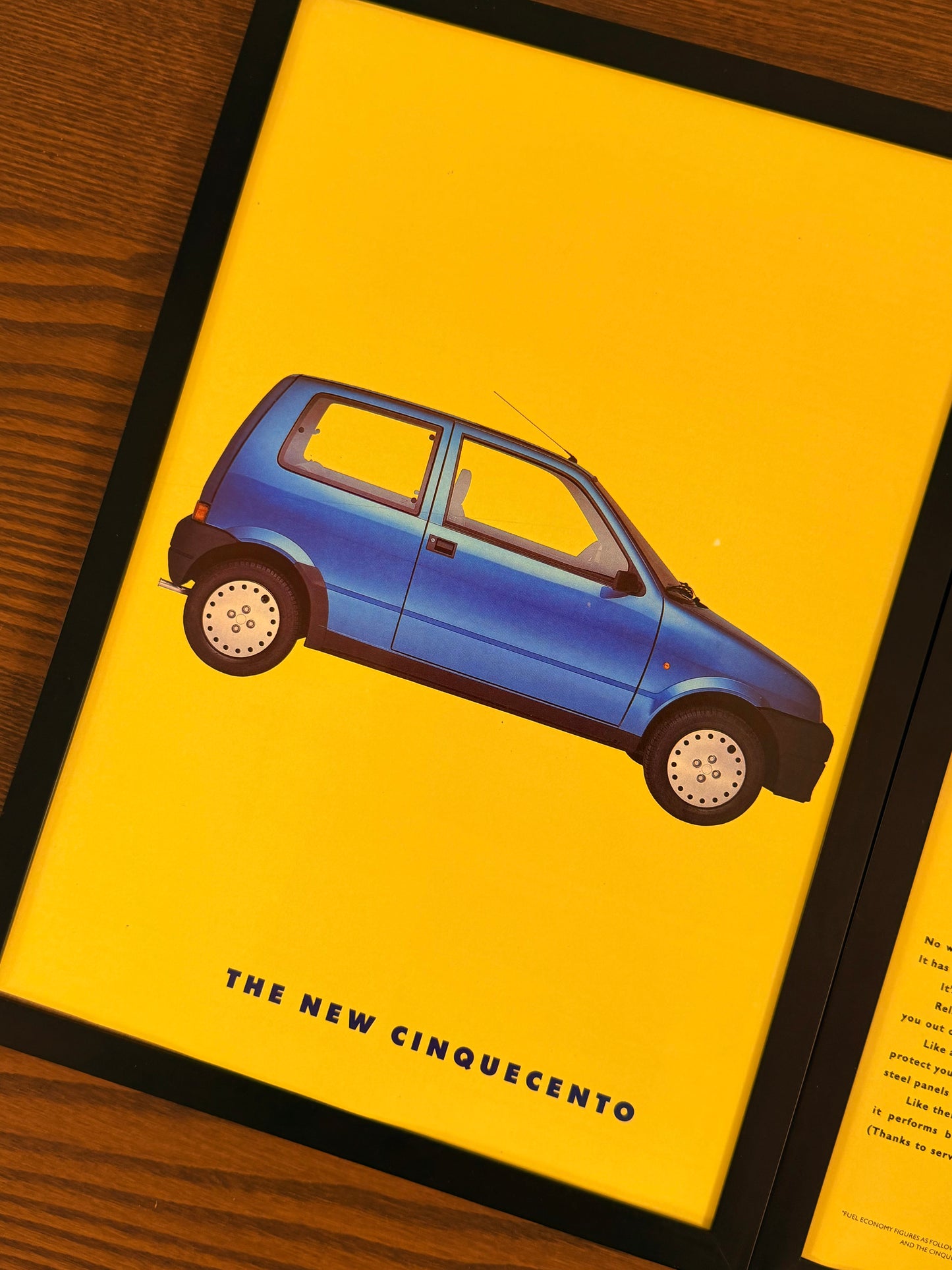 Original Fiat Cinquecento Advert - 1980s