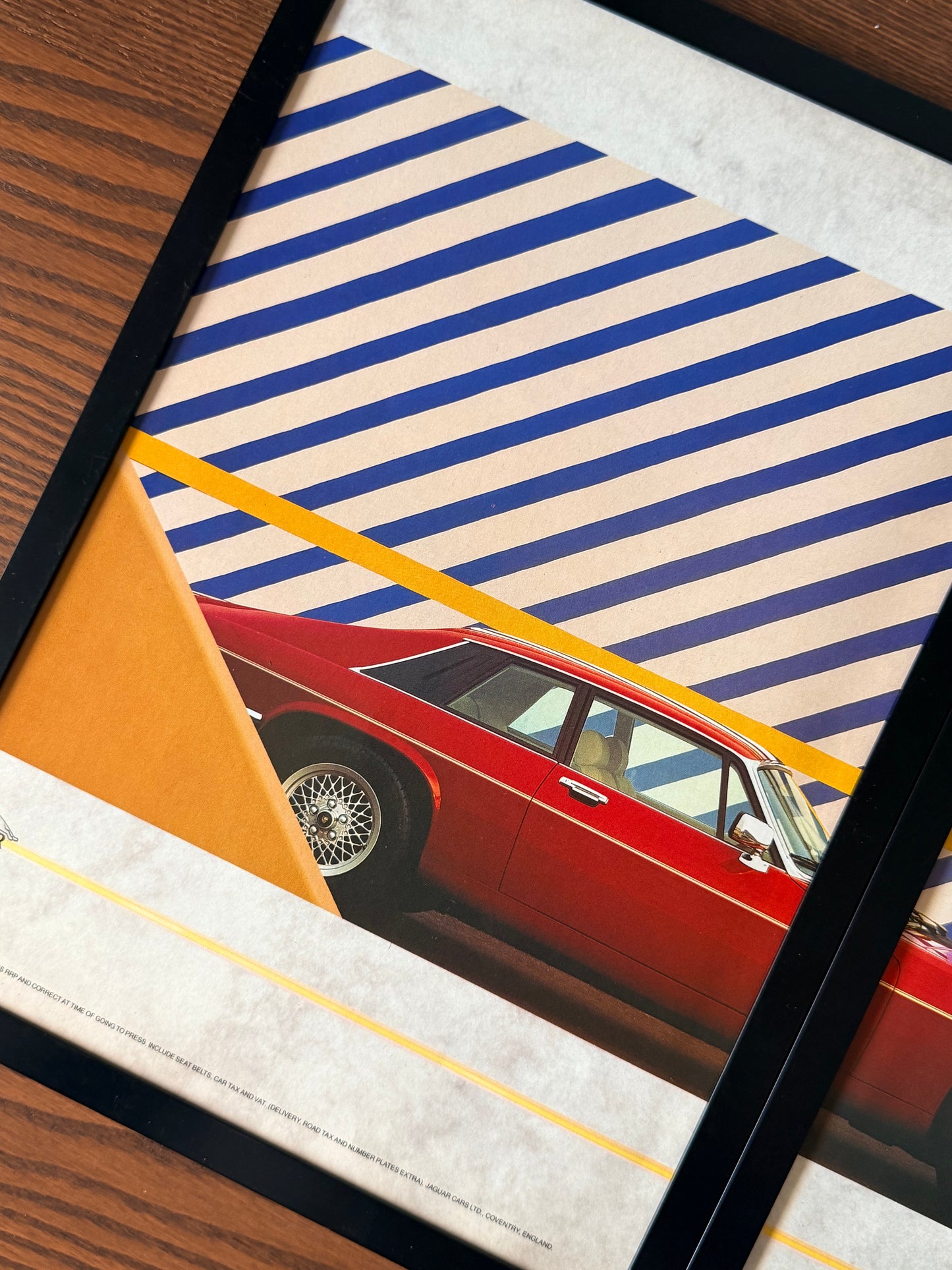 Original Jaguar XJS Le Mans Advert - 1980s