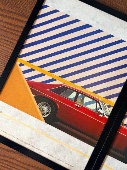 Original Jaguar XJS Le Mans Advert - 1980s
