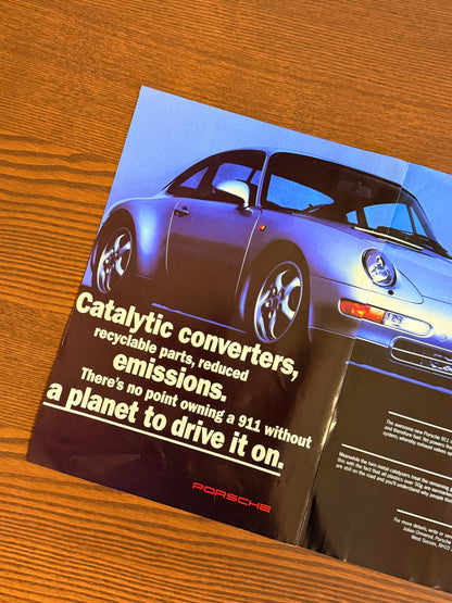 Original Porsche 911 Carrara  Advert - 1990s