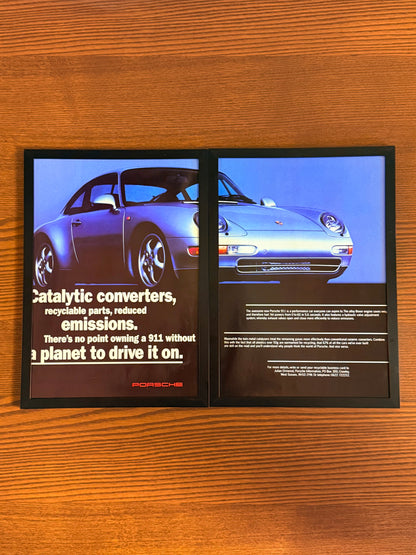 Original Porsche 911 Carrara  Advert - 1990s