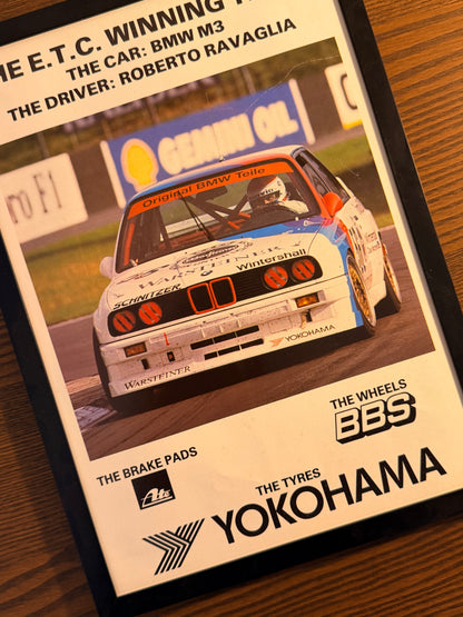 Original BMW E30 M3 Touring Car Championship Advert - 1988