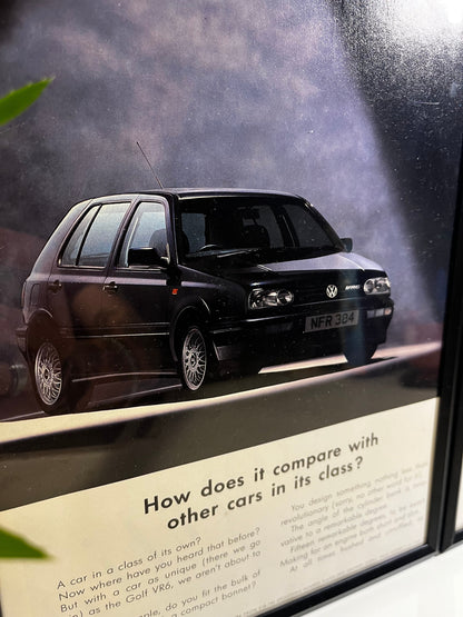 Original Volkswagen MK3 Golf VR6 Advert - 1993