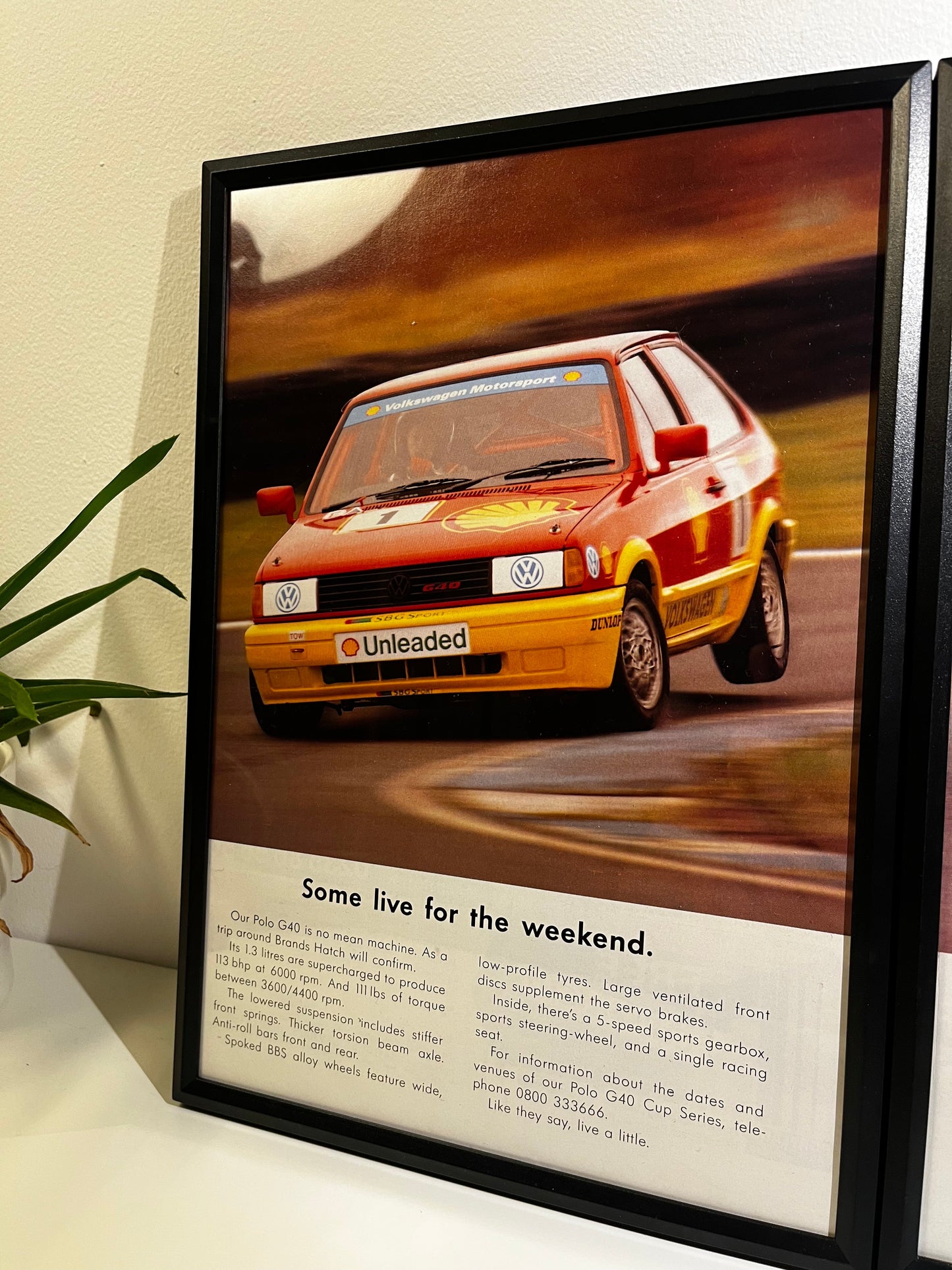Original Volkswagen Polo G40 Advert - 1993