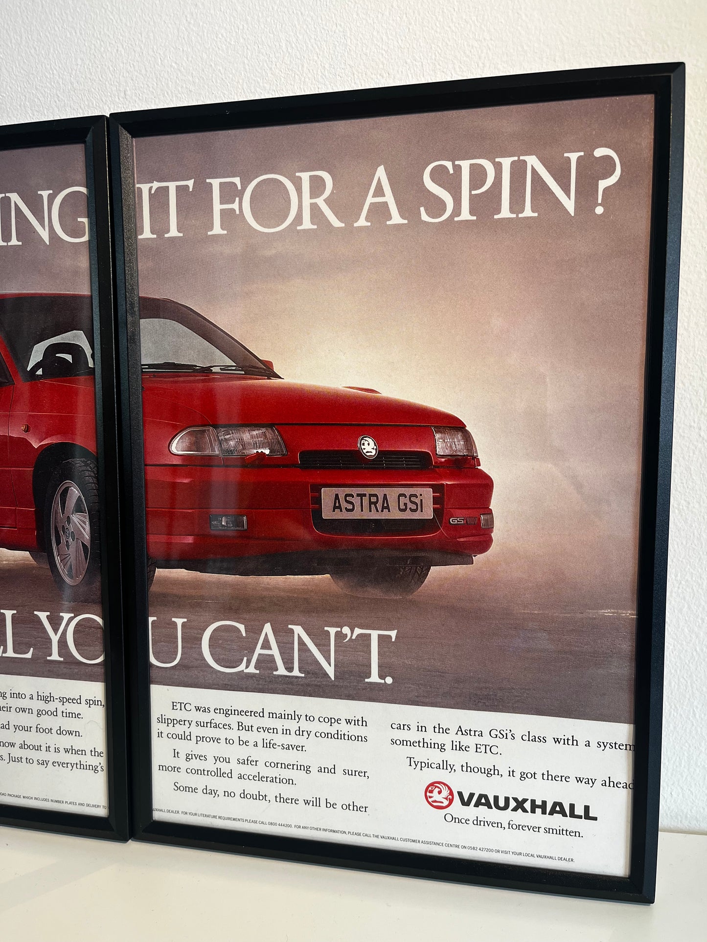 RARE Original Vauxhall Astra GSi Advert - 1990s