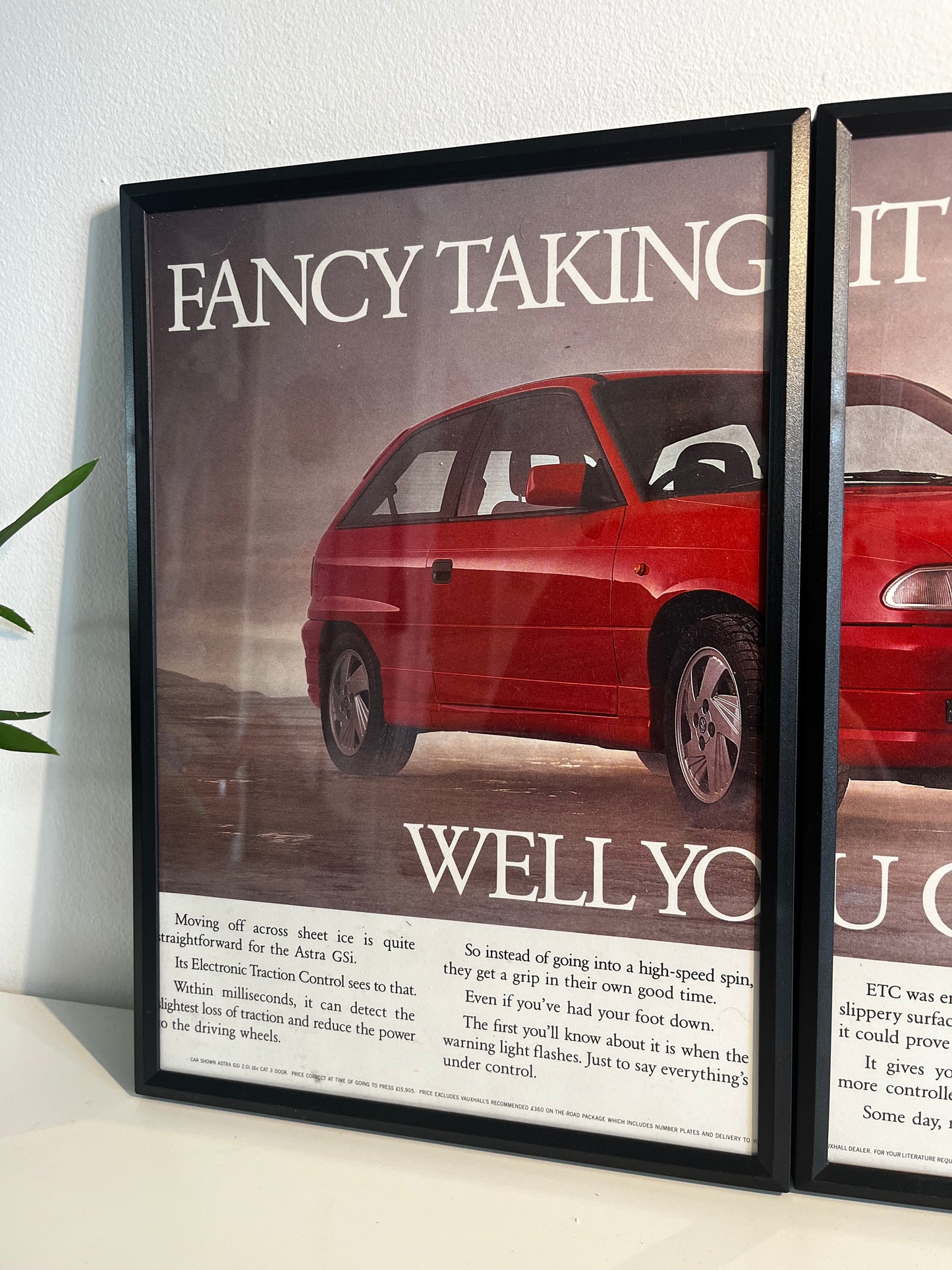 RARE Original Vauxhall Astra GSi Advert - 1990s