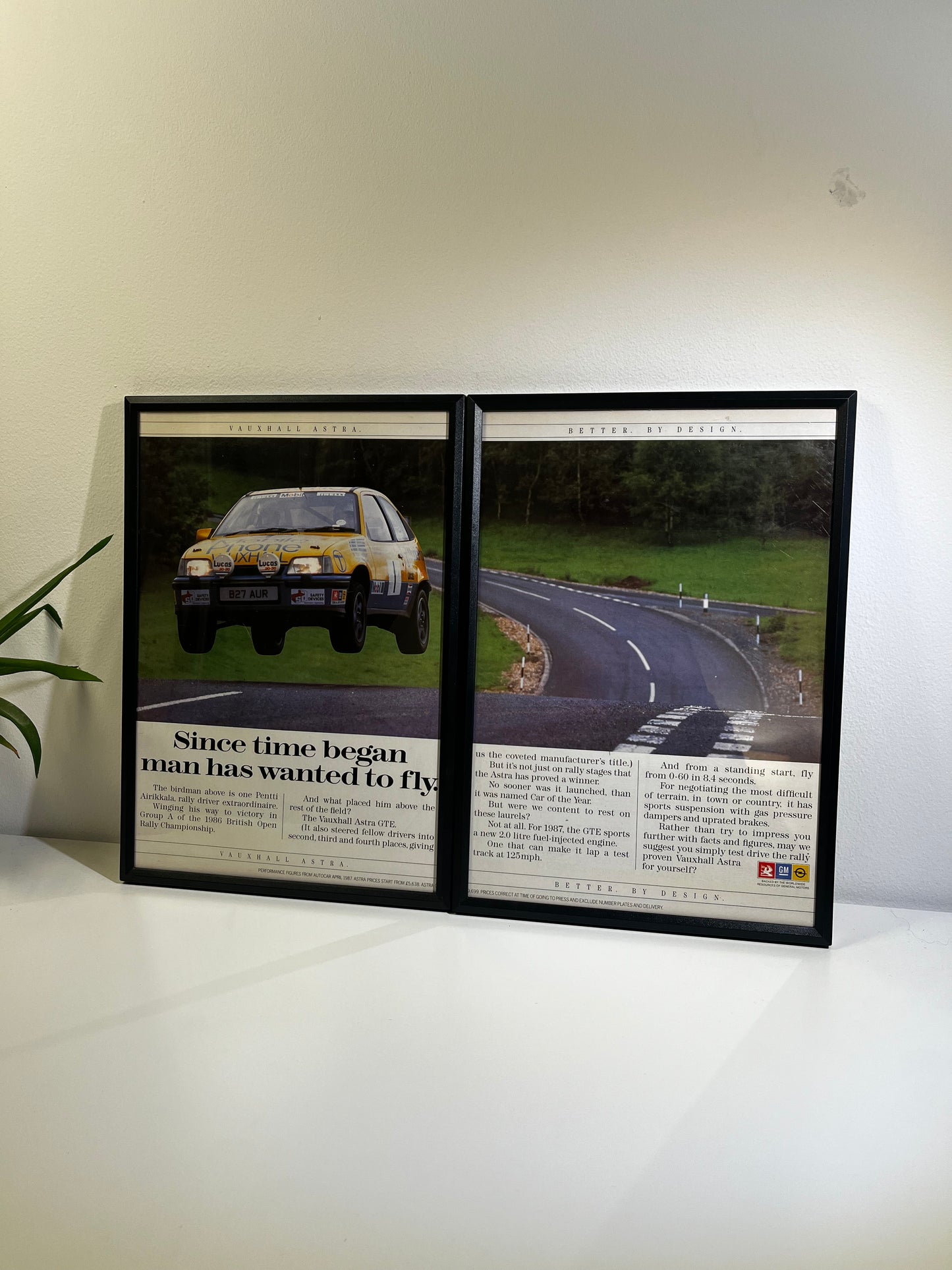 Rare Original 90s Vauxhall Astra GTE Advert