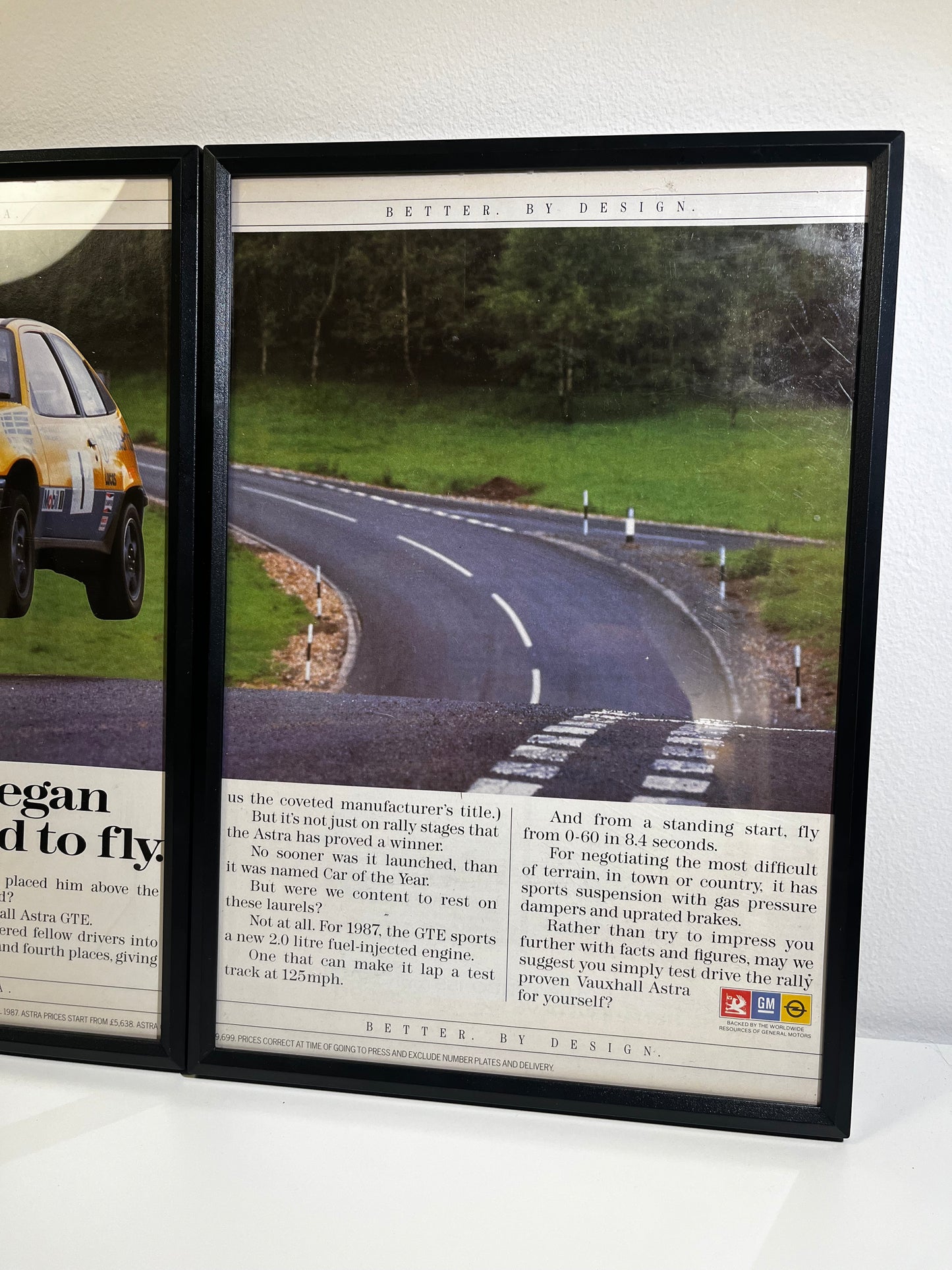 Rare Original 90s Vauxhall Astra GTE Advert