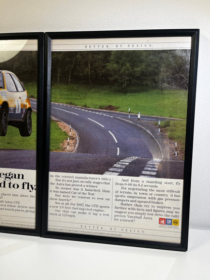 Rare Original 90s Vauxhall Astra GTE Advert