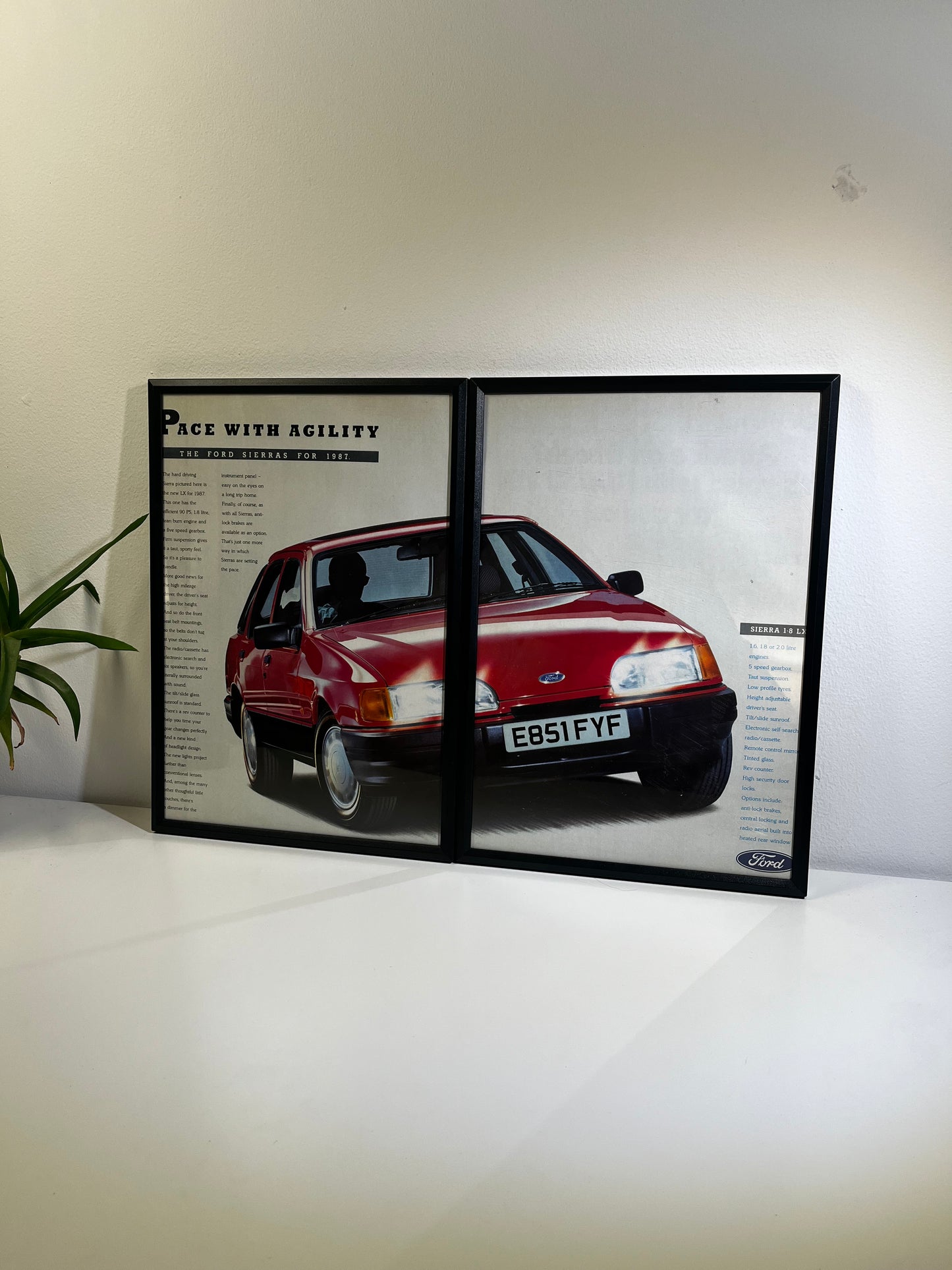 RARE Original Ford Sierra Advert - 1980s