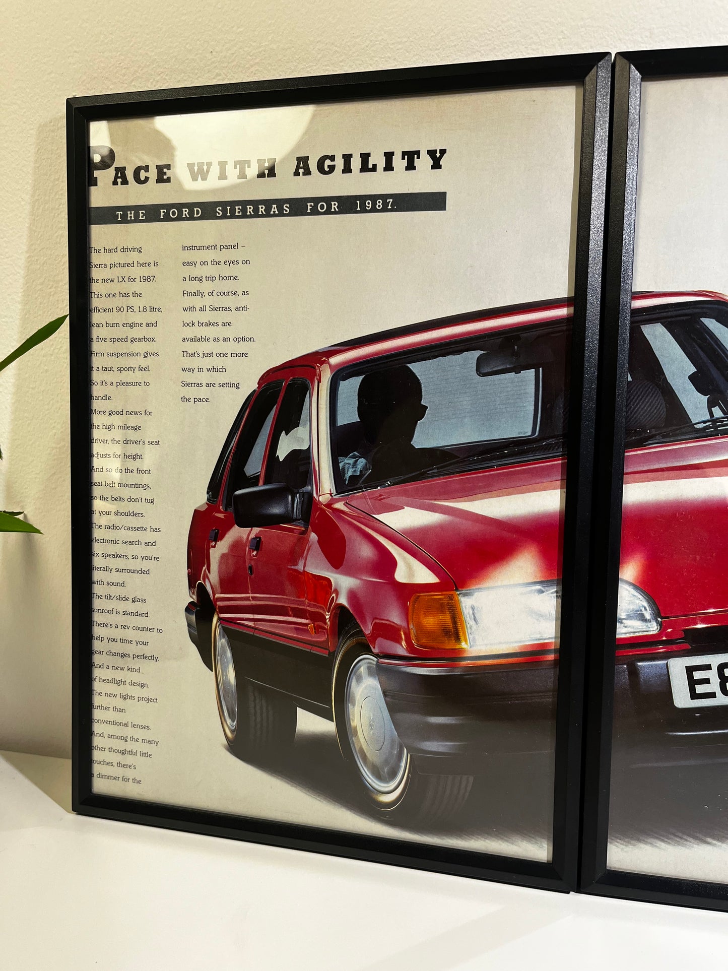 RARE Original Ford Sierra Advert - 1980s