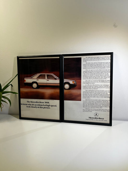 Original Mercedes-Benz 300E Advert - 1987