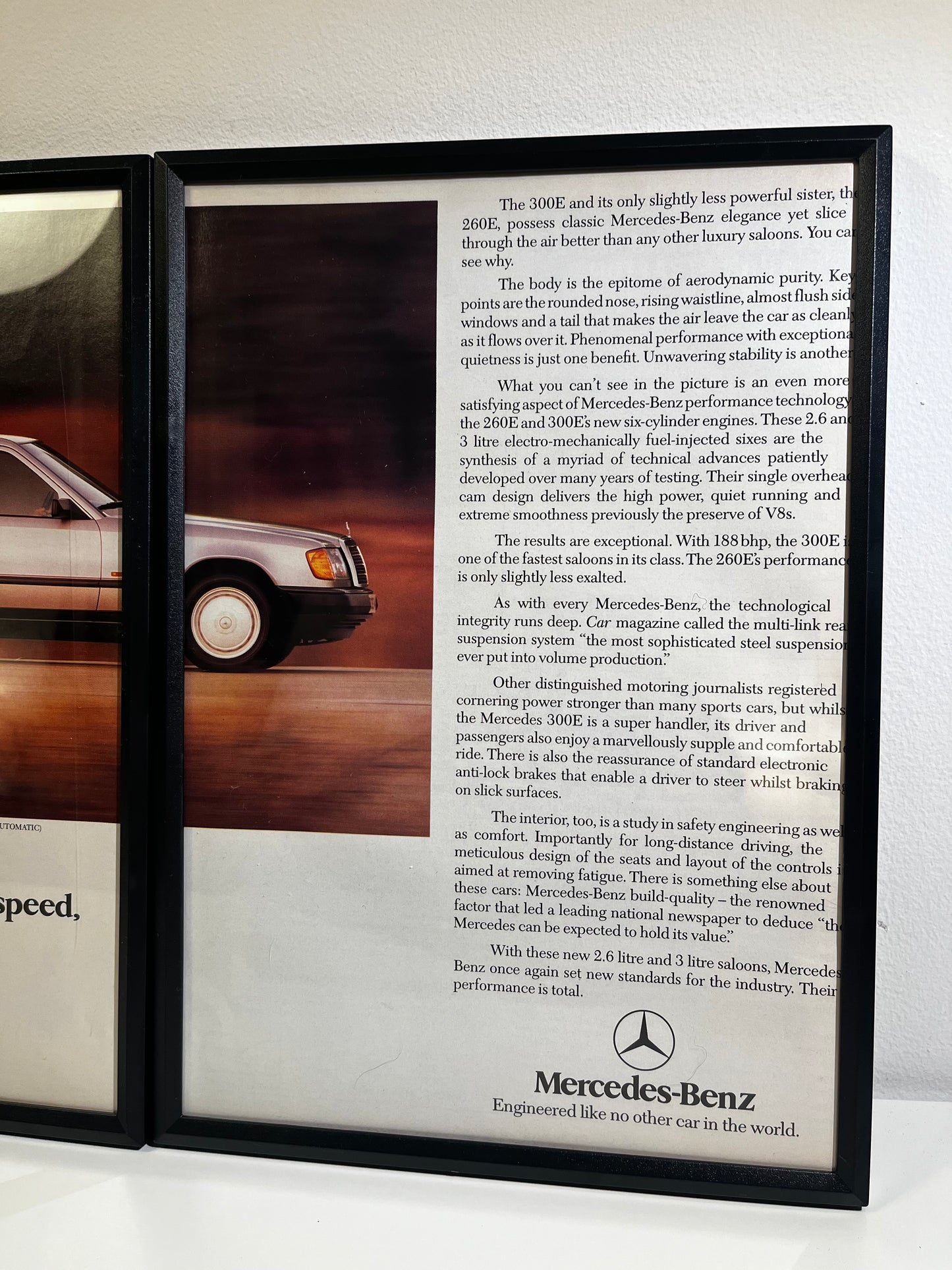 Original Mercedes-Benz 300E Advert - 1987