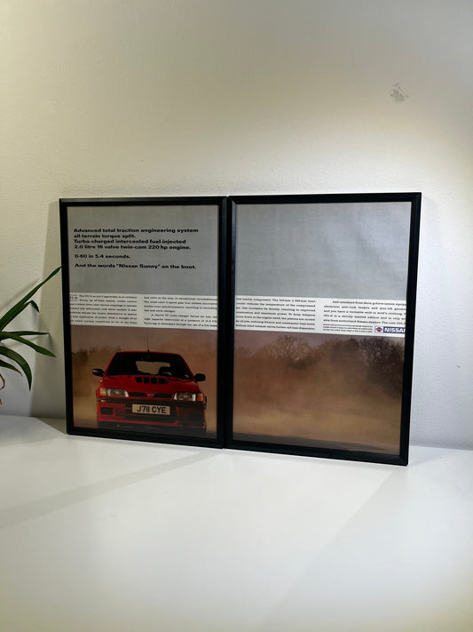 RARE Original Nissan GTiR Advert - 1990s