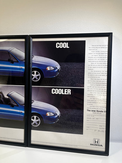 RARE Original Honda Crx Advert - 1990s