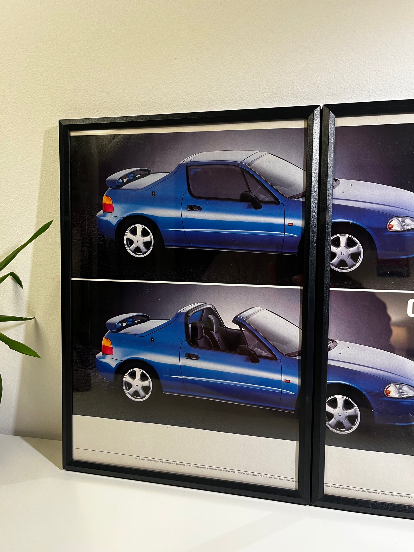RARE Original Honda Crx Advert - 1990s