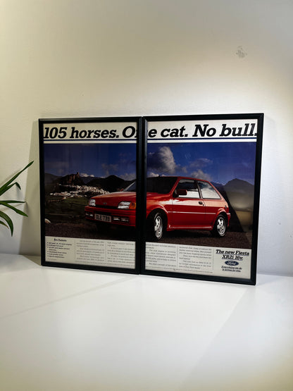 Rare Original 90s Ford Fiesta XR2i Advert