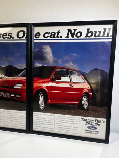 Rare Original 90s Ford Fiesta XR2i Advert