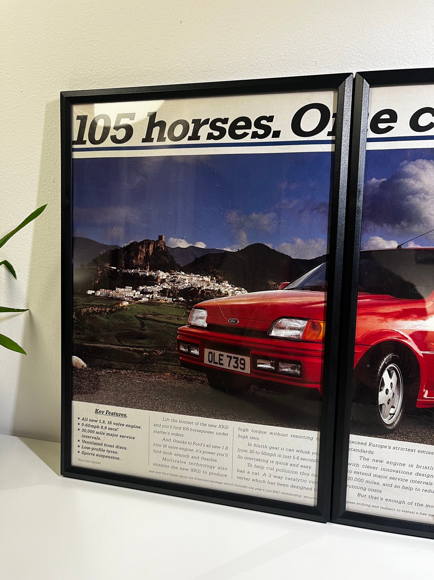 Rare Original 90s Ford Fiesta XR2i Advert