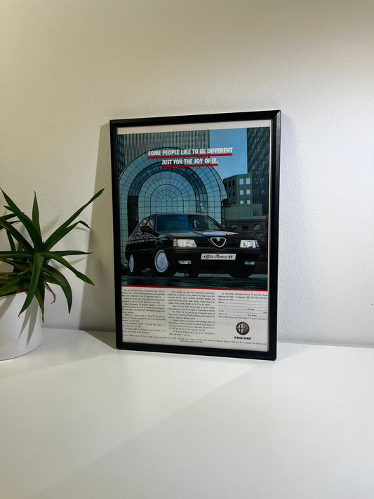 Rare Original Alfa Romeo 164 advert - 1990s