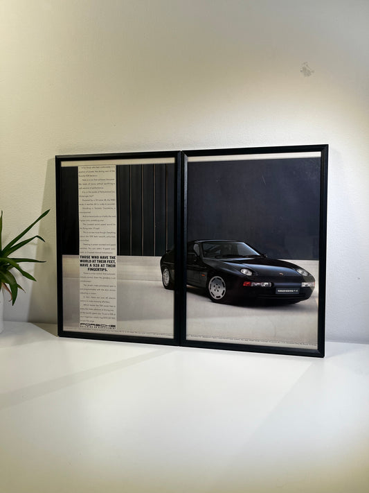 RARE Original Porsche 928 Advert - 1980s