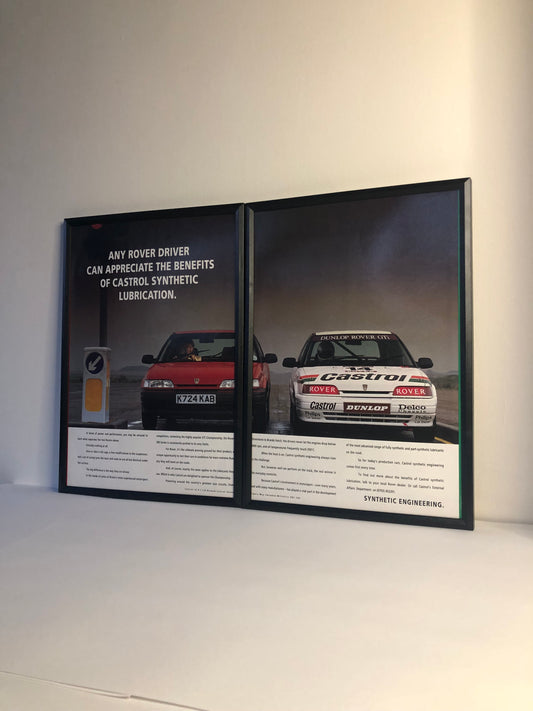 Original Rover x Castrol Racing Advert - 1990s