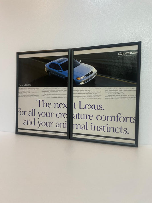 Original Rare Lexus GS 300 Advert – 1990s